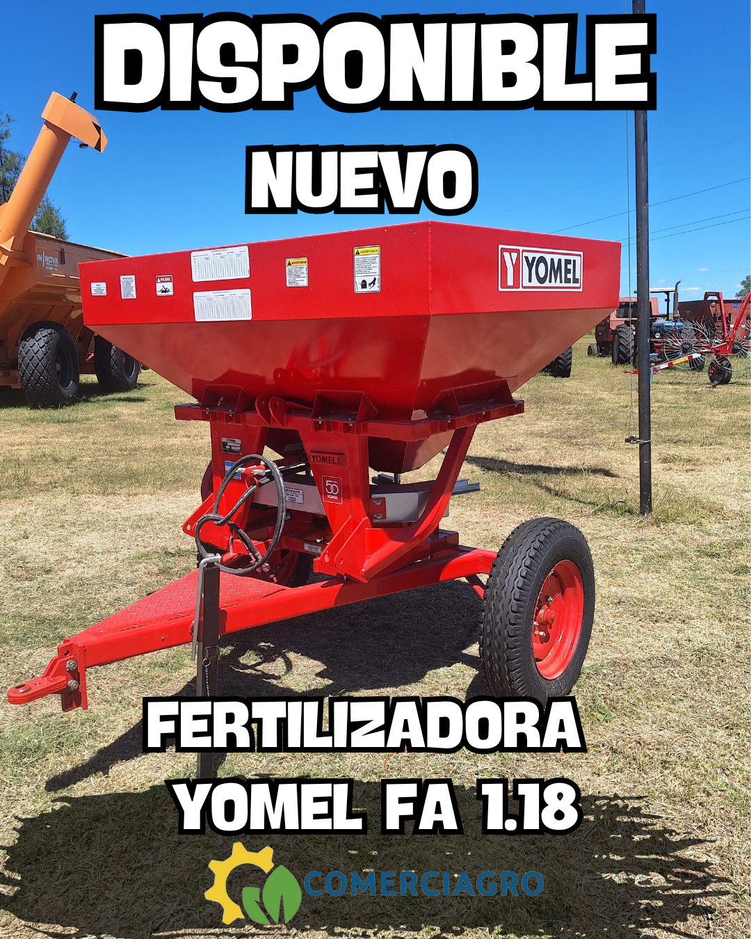 FERTILIZADORA YOMEL FA 1.18 - NUEVO
