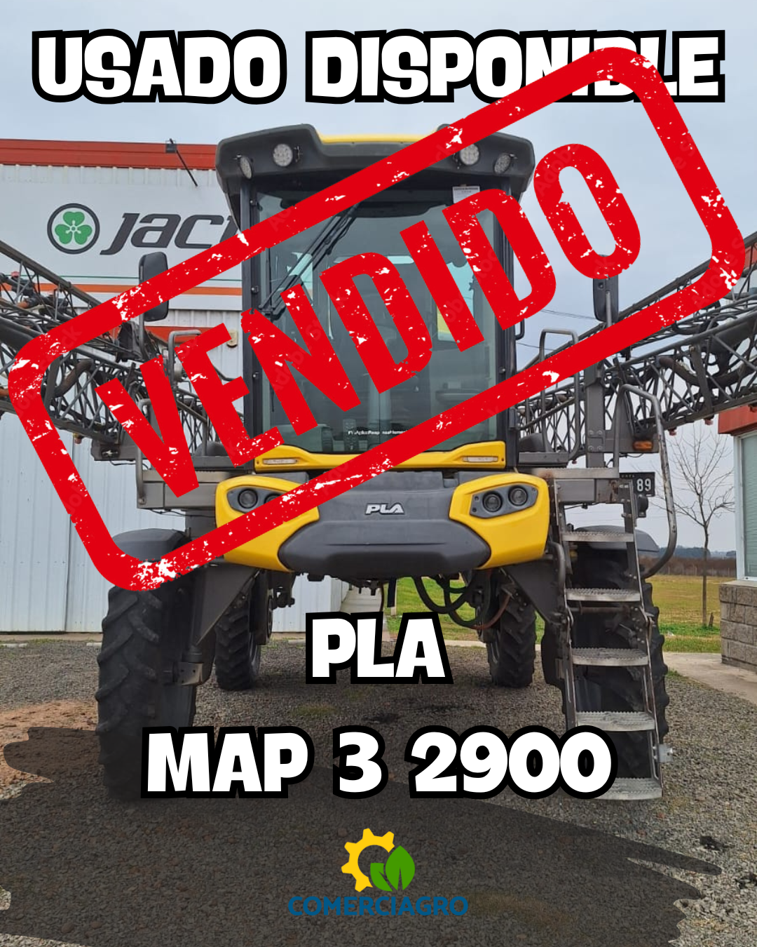 VENDIDO! PULVERIZADOR AUTOPROPULSADO PLA MAP 3 2900 - USADO